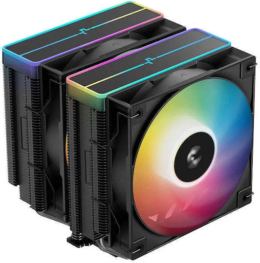Deepcool AG620 BK ARGB V2 Dual Fan CPU Cooling for AM4/AM5/1200/115x/1700 Socket