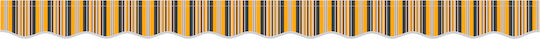 vidaXL Gelbes Markisenstoff 0,2x2,3m