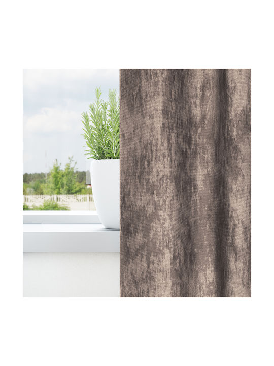 vidaXL vidaXL Vorhänge Fenster mit Tunnel Braune 140x140cm