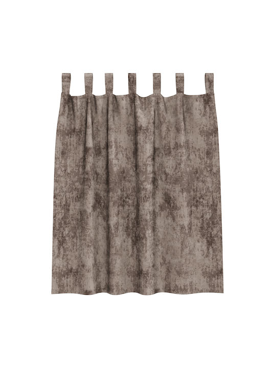 vidaXL vidaXL Vorhänge Fenster mit Tunnel Braune 140x140cm