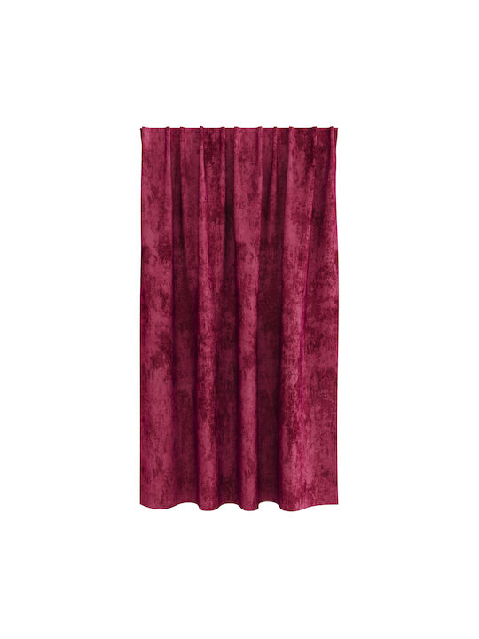vidaXL Set of Burgundy Window Curtains with Grommets 140x140cm
