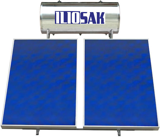 ILIOsak TINOX Blue Solar Water Heater 300lt Inox 4 sq.m. Selective