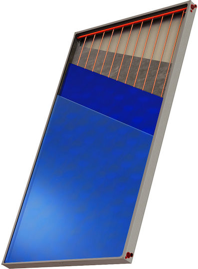 ILIOsak Tinox Ηλιακός Θερμοσίφωνας 120lt Glass Διπλής Ενέργειας 2τ.μ. Επιλεκτικός