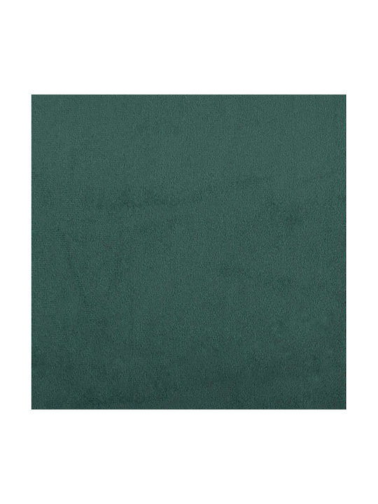Velvet Recliner Green L145xW56xH70cm