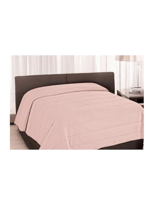 Linea Home Rive Κουβερλί Μονό Πούδρα, Lh2015280-1 160x220cm
