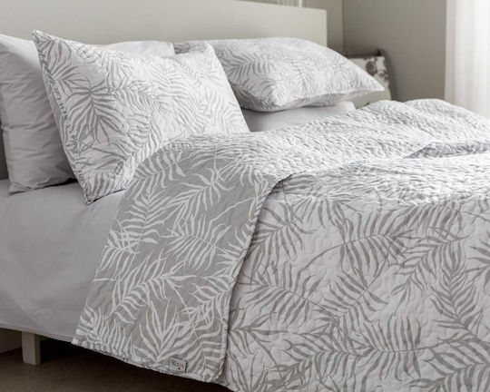 Vesta Home Κουβερλί Υπέρδιπλο White-grey 220x230cm