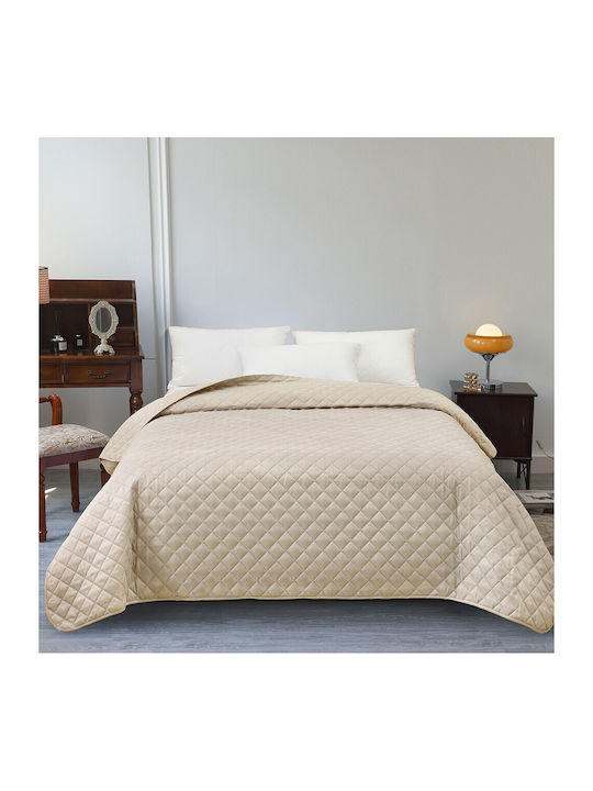 Melinen Tosca Coverlet Queen Size Microfiber Ecru 220x240cm