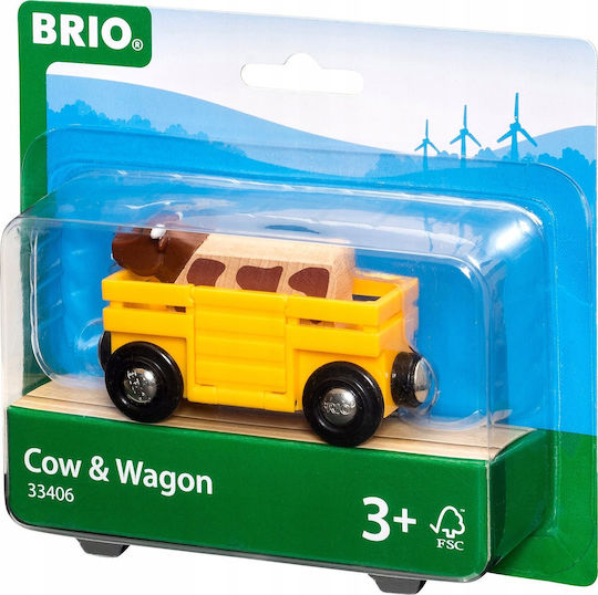 Brio Brio World Vagon Cu Vacă