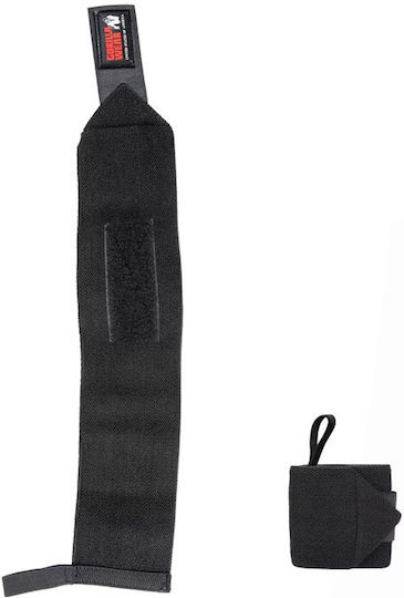 Gorilla Wear Περικάρπια Άρσης Βαρών Μαύρα 2 τμχ
