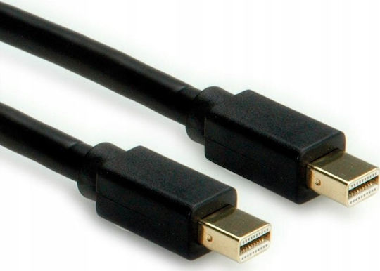 Roline Cable DisplayPort male - DisplayPort male 2m Μαύρο (11.04.5818)
