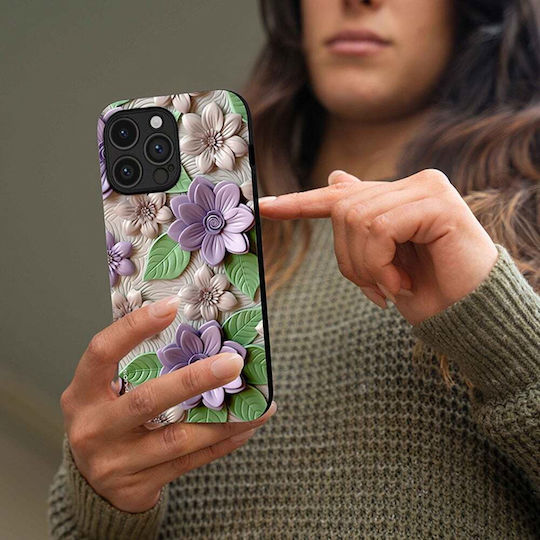 Калъф Sonique 3d Flower Series Google Pixel 9a 5g Лилав
