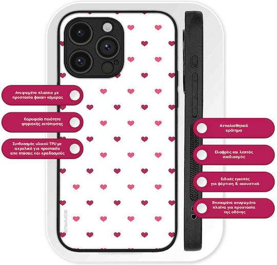 Sonique Heart Series Handyhülle Huawei Pura 70 Ultra Weiß 01