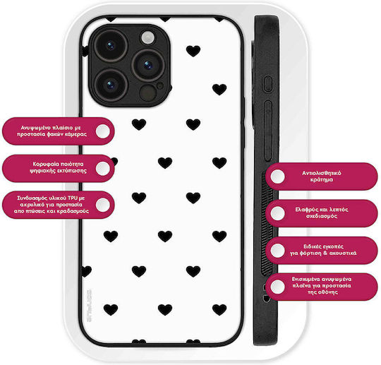 Sonique Heart Series Case Huawei Pura 70 Ultra White