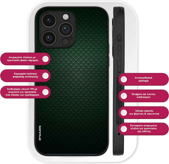 Sonique Carbon Series Case Google Pixel 9a 5g Green