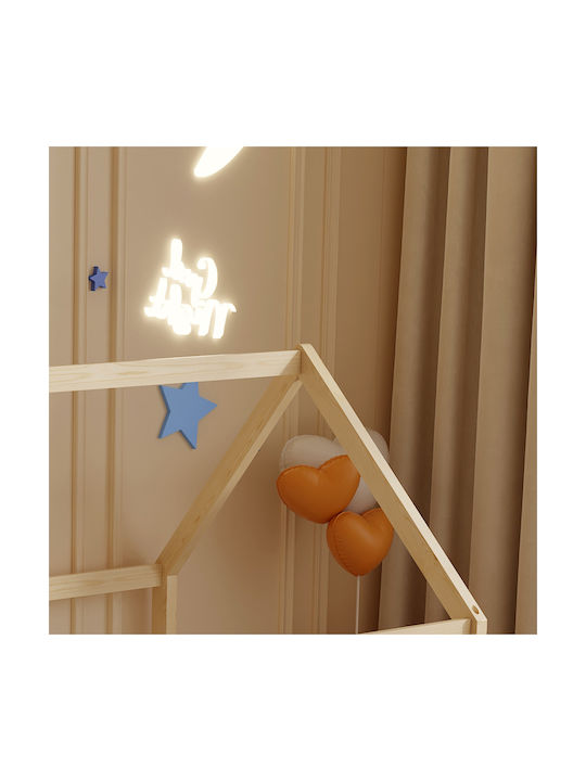 Pepe Montessori Kids Bed Montessori Single Beige for Mattress 90x190cm