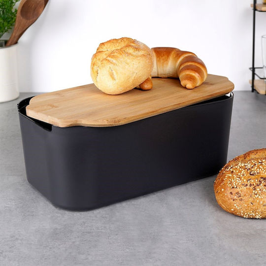 Black Bread Box Bamboo Board 259301