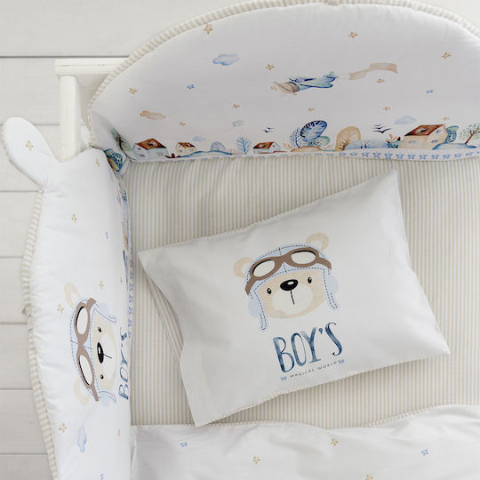 Nima Boy's World Πάντα Κλασική Εσωτερική Γαλάζιο 40x200cm