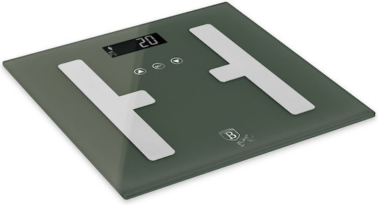 Berlinger Haus Digitale Badezimmerwaage 180kg mit Körperfettmessung Grüne BH-9759
