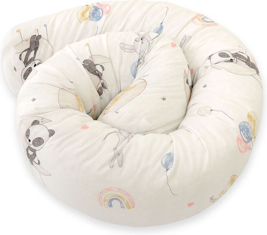Bobono Gitterbettumrandungen Snake Innen Weiß 13x160cm