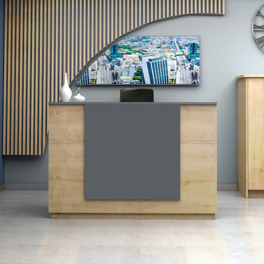 Megapap Gemini Office Reception L180xW70xH110cm