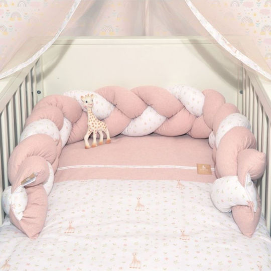 Baby Oliver Bettumrandungen Geflochten Innerhalb Rosa 20x200cm Baby Oliver Bettumrandungen Geflochten Innerhalb Rosa 20x200cm