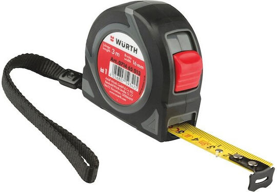 Wurth 2C PT18 Tape Measure with Auto-Rewind 16mm x 3m
