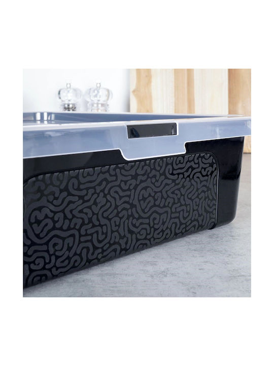 Vilde Plastic Lunch Box Black 10000ml
