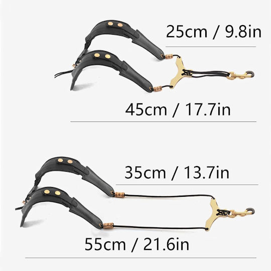 Curea De Gât Pentru Saxofon Din Piele Reglabilă Suport 25cm 55cm Umeri Gât Cu Umăr Padded Gât Unisex Negru