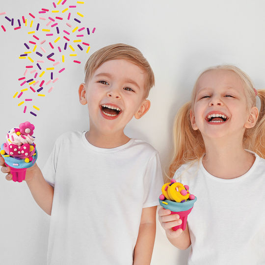 Пластелин - Игра Сладоледени Пластелини за 3+ Години 6 Бр