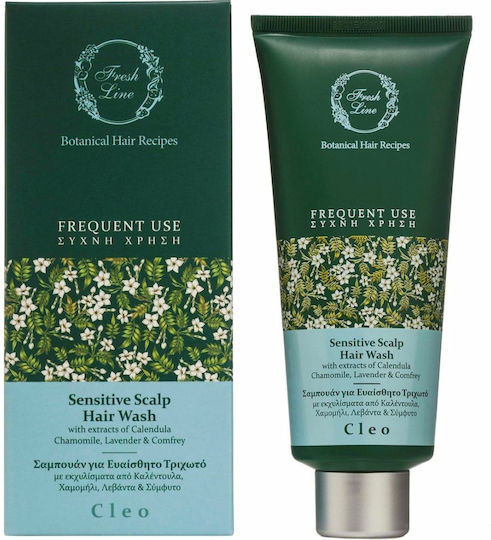 Fresh Line Cleo Σαμπουάν για το Ευαίσθητο Τριχωτό για Όλους τους Τύπους Μαλλιών 200ml