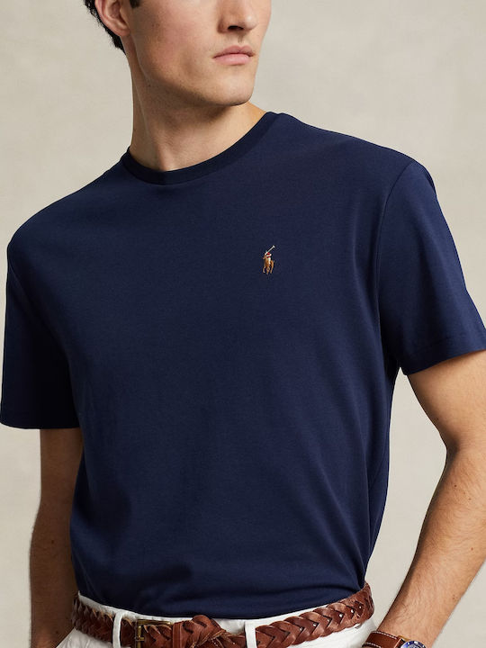 T-shirt Navy Μπλε
