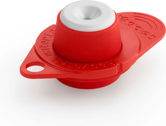 MagicVac MagicVac Glas-Mittagsbox Rot Mit Fächern 2lt