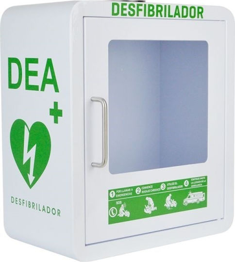 Metal Wall-Mounted Defibrillator Cabinet M2 Without Alarm