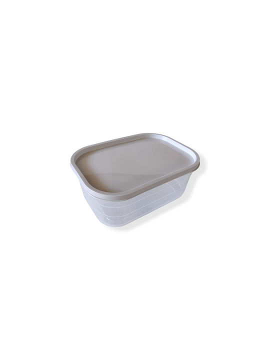 TnS Cutie pentru Mâncare Plastic Gri Potrivit pentru Cuptor cu Microunde 2500ml 1buc