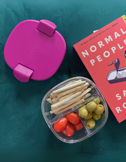 Yumbox Δοχείο Φαγητού Πλαστικό Ροζ με Χωρίσματα