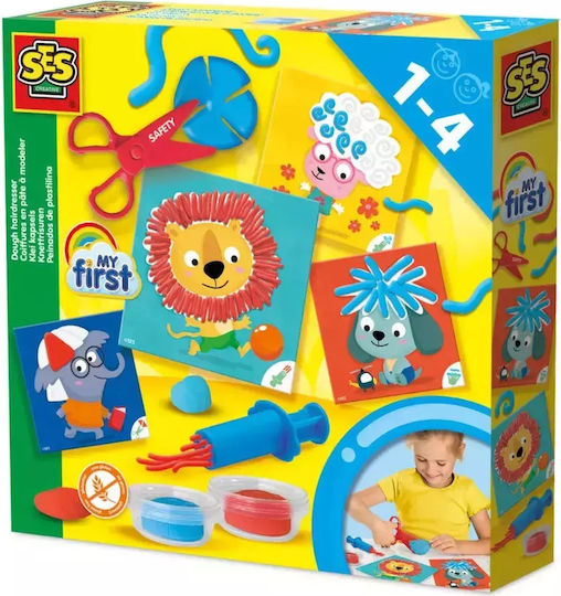 Ses Creative Plasticine - My First Game Dough Hairdresser For 1+ Years 2pcs