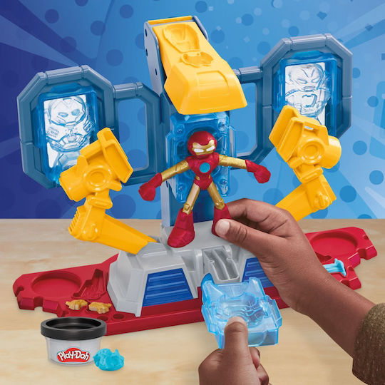 Hasbro Play-Doh Plasticină Set De Joc Iron Man Pentru 4+ Ani 6 Buc