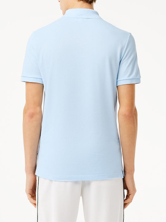 Polo Short Sleeve Blouse Light Blue