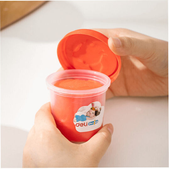 Deli 6 Πλαστοζυμαράκια Πλαστελίνης Genius Soft Dough για 3+ Ετών