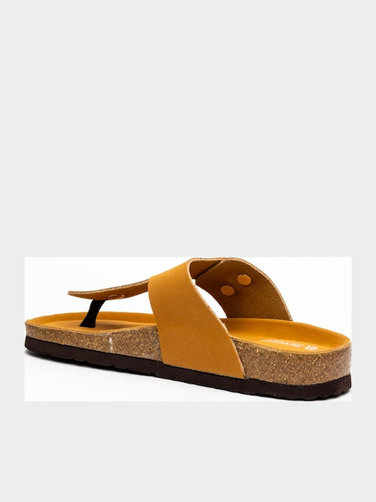 Women's Flat Sandals in Brown Color