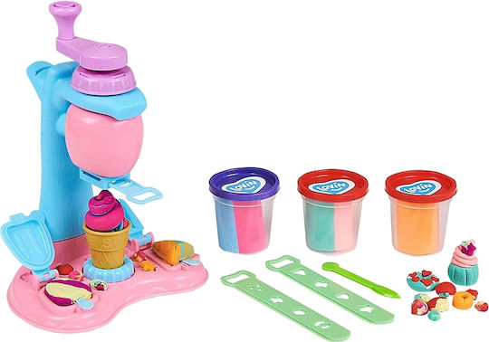Okto Plasticină - Joc Ice Cream Café Pentru 3+ Ani