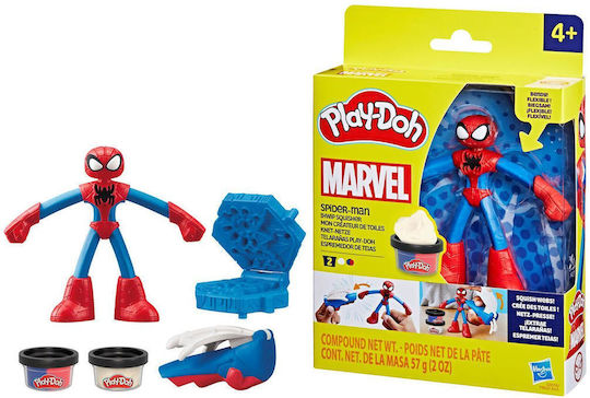 Hasbro Play-Doh Plasticină Set De Joc Spiderman Pentru 3+ Ani 2 Buc