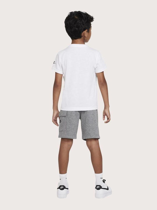 Kids' Set with Shorts Summer 2pcs Gray Sportswear