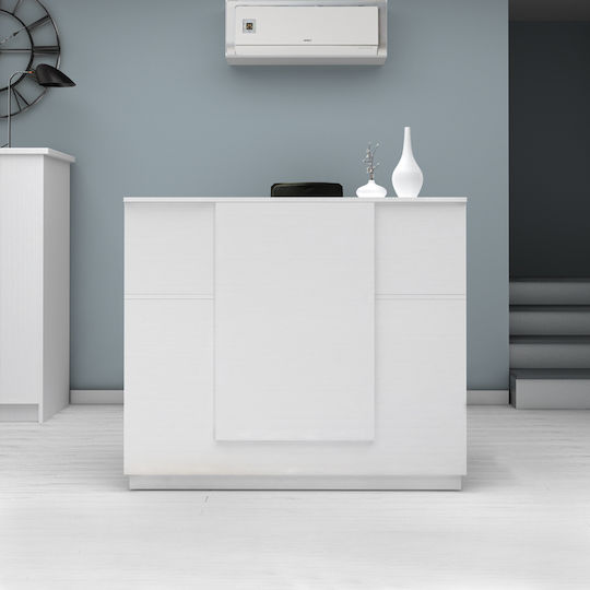 Megapap Gemini Επαγγελματικό Γραφείο Υποδοχής Π150xΒ70xΥ110cm