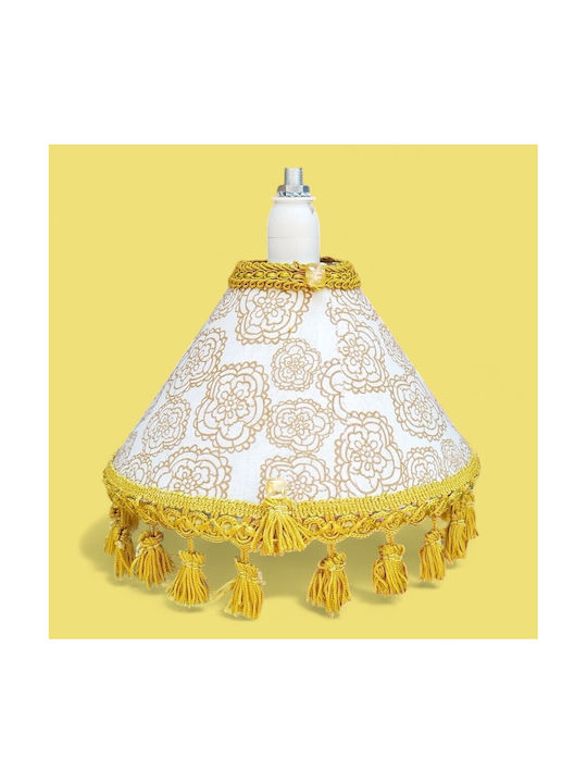 Oxygen Gold Carnation Deckenleuchte Gold mit Lampenbirnensockel E27 15x10cm