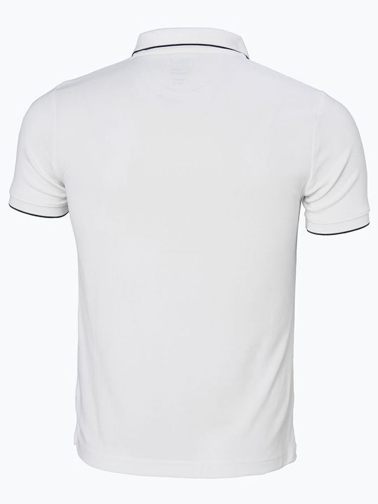 Kos Polo Short Sleeve White Blouse