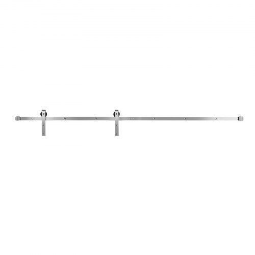 Vevor Sliding Door Mechanism for Wooden Door 243.84cm Silver