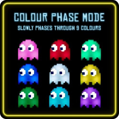 Paladone Παιδικό Διακοσμητικό Φωτιστικό Pac-Man Ghost με Εναλλαγές Χρωματισμών Μπλε