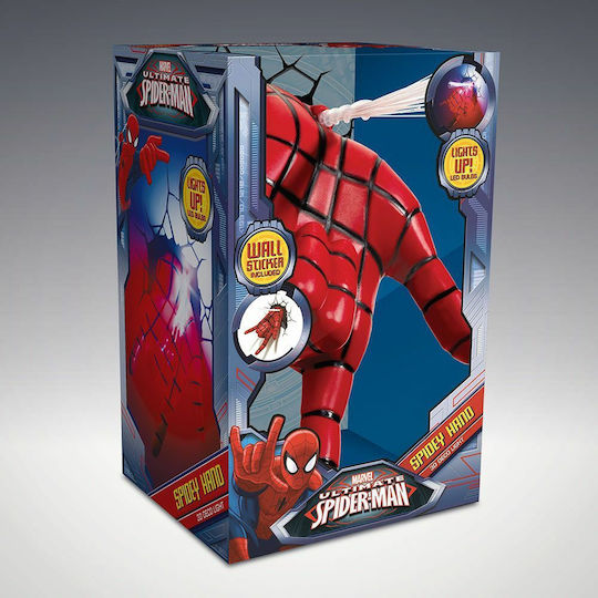 Abacus Led Παιδικό Διακοσμητικό Φωτιστικό The Source 3DL Spiderman Κόκκινο
