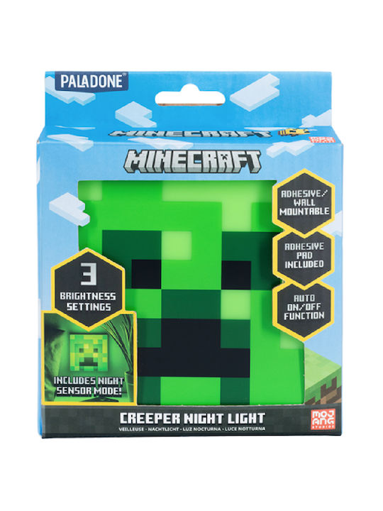 Paladone Kinder Tischlampe Night Grüne 13x4cm